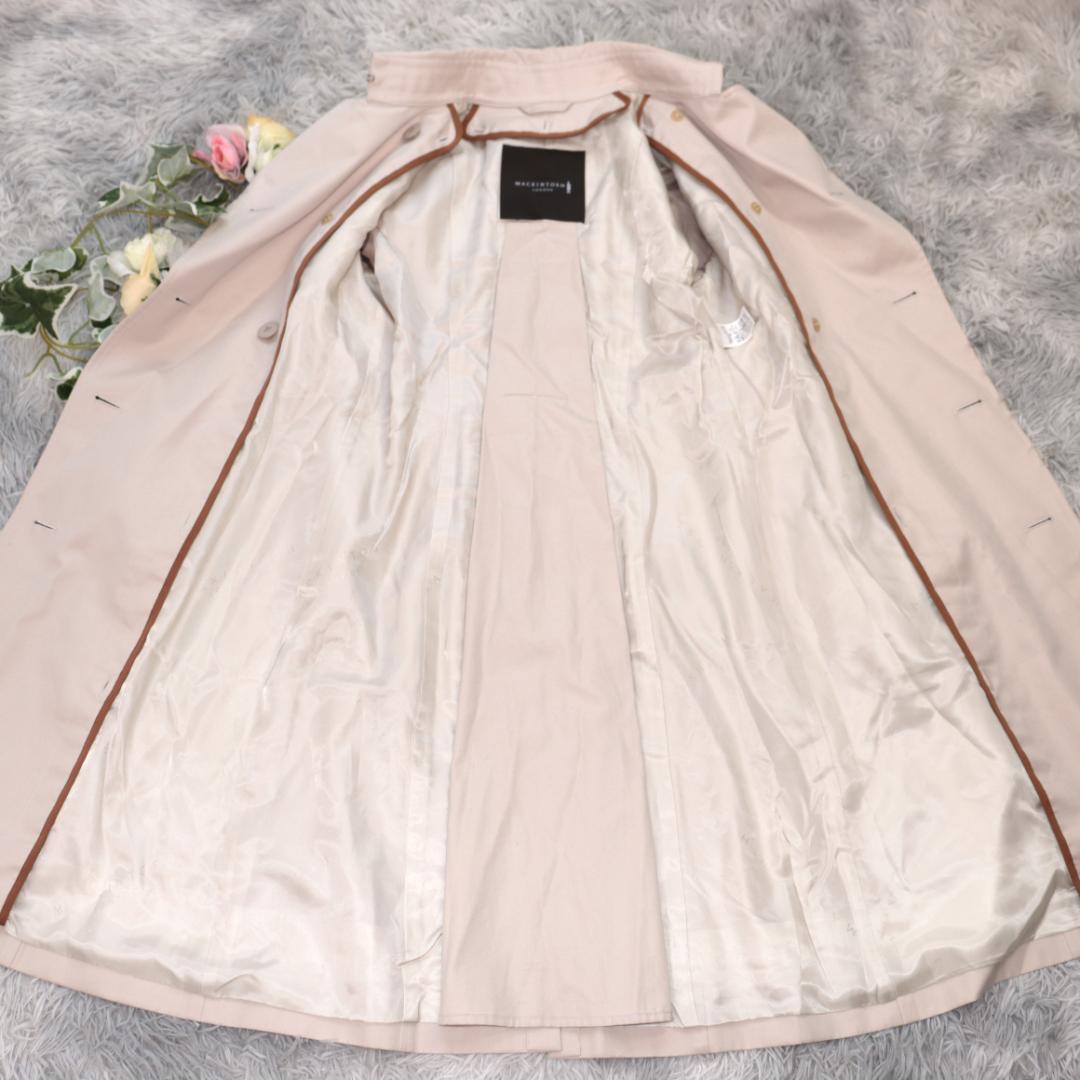 美品マッキントッシュロンドン✨トレンチコート　ライナー　ベルト　ロング　ベージュ