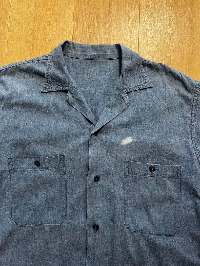 50's〜60's US NAVY シャンブレーシャツ
