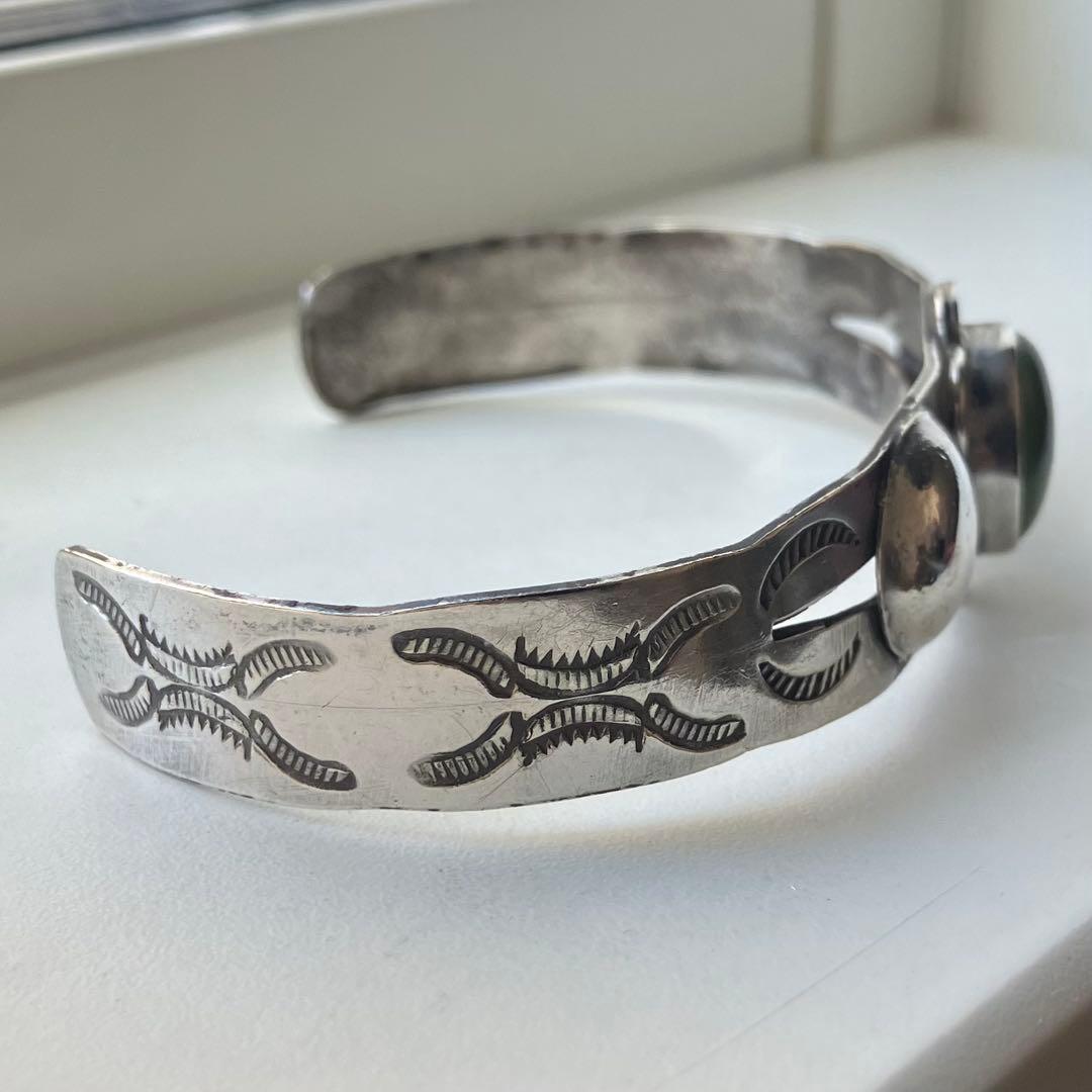 40s フレッドハービースタイル ターコイズ バングル シルバー