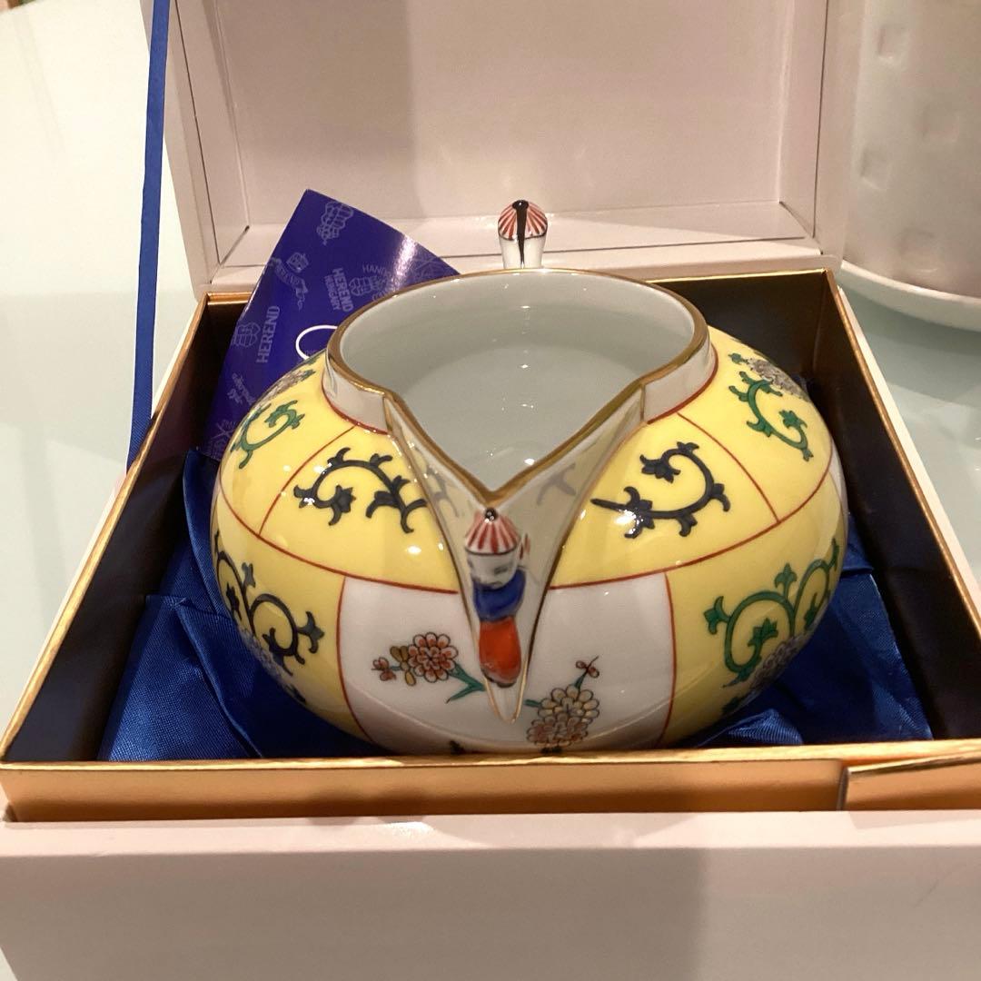 ヘレンド　シノワズリ　西安の黄　マンダリン　クリーマー