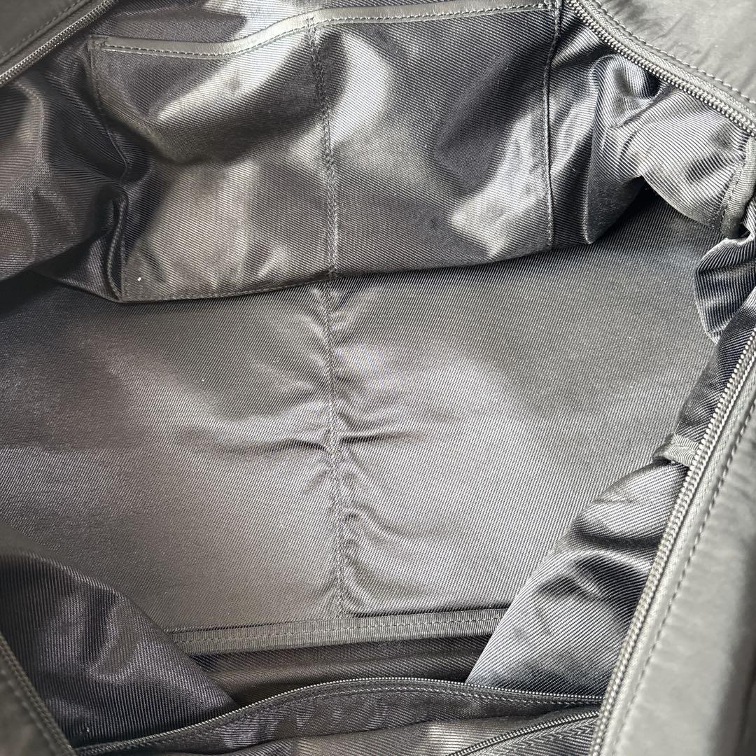 【美品】 ボーデッサン　ボストンバッグ　チュール　チェック　軽量　レザー　旅行