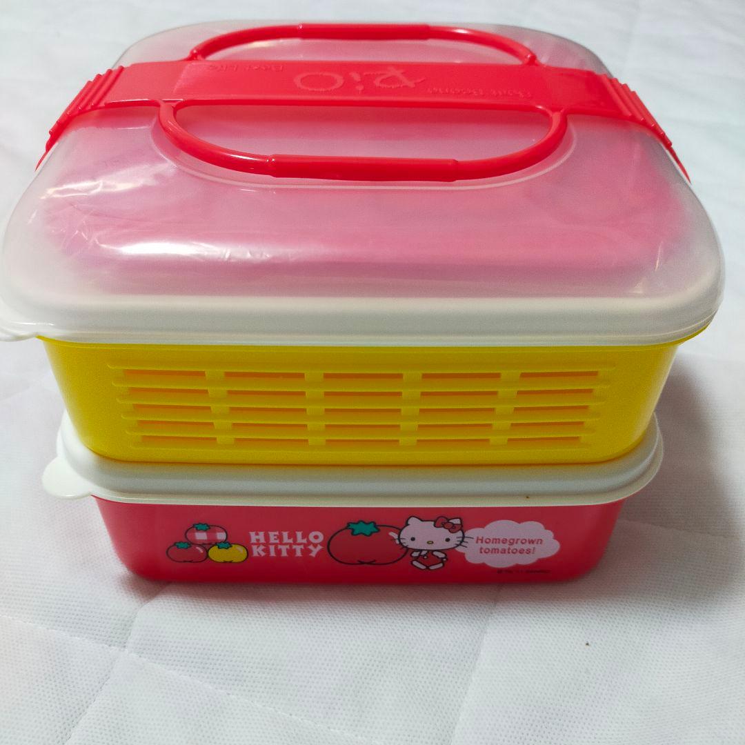 HELLO KITTY 2011年製　ランチボックス　レトロ弁当箱　ピクニック