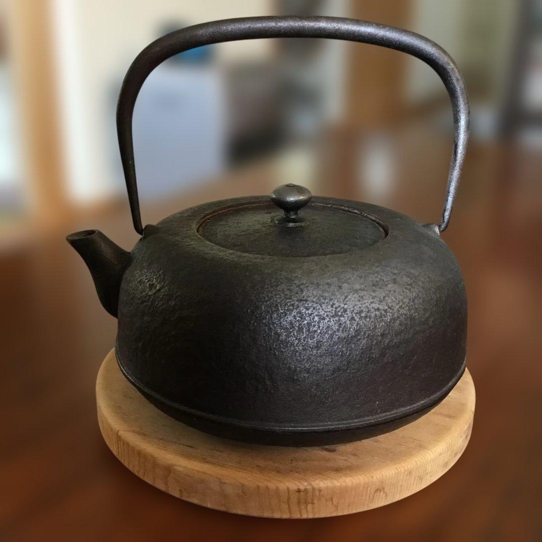 東屋　水沢姥口　鉄瓶　大