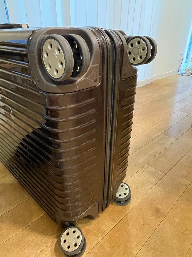 美品RIMOWAサルサデラックス104L/4輪ブラウン