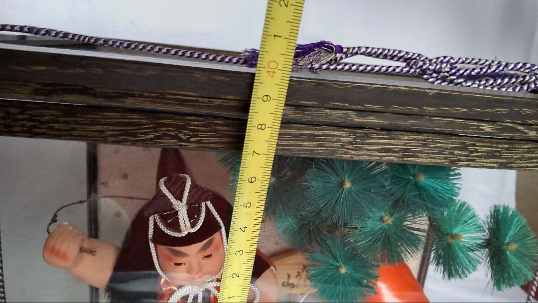 五月人形　出世金太郎　鯉釣り（あしがら山）ケース入　昭和レトロ　アンティーク