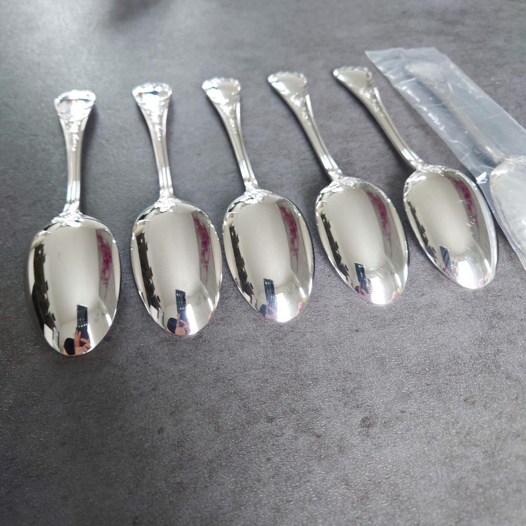 希少 美品 クリストフル マルリー ティースプーン 未開封含む 6点