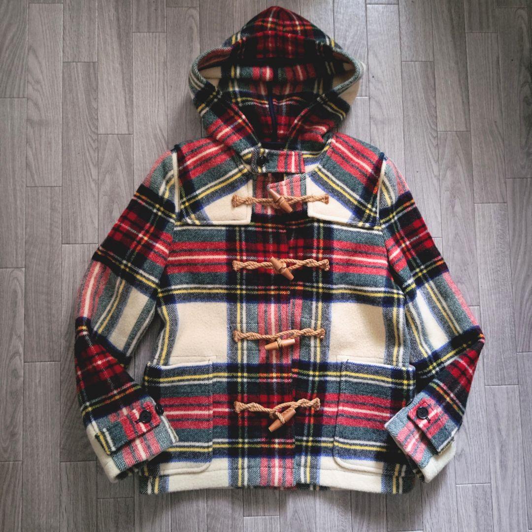 美品 Polo Ralph Lauren チェック ダッフルコート 160 XL
