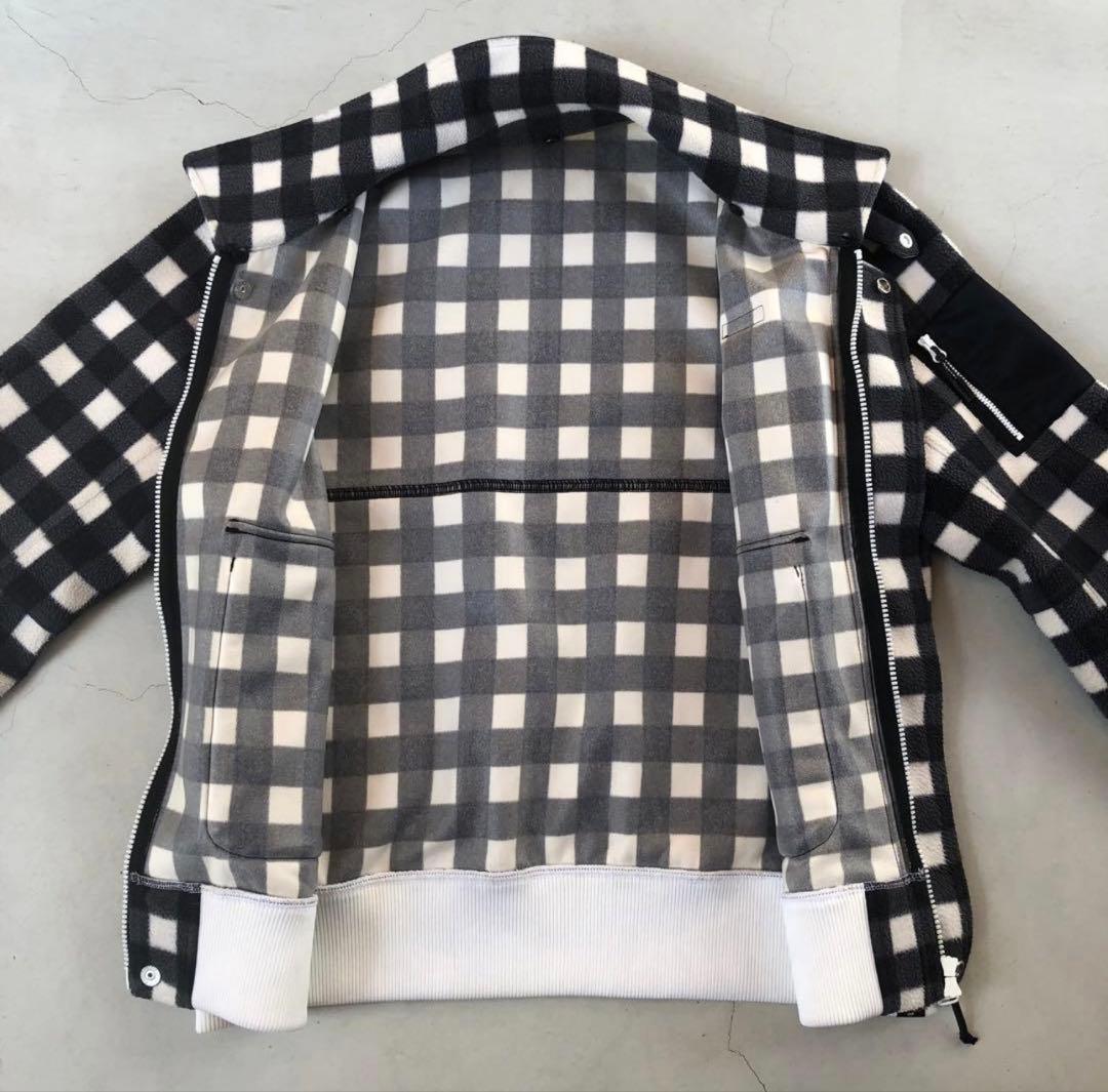 New Balance Golf バッファローチェック フリースブルゾン