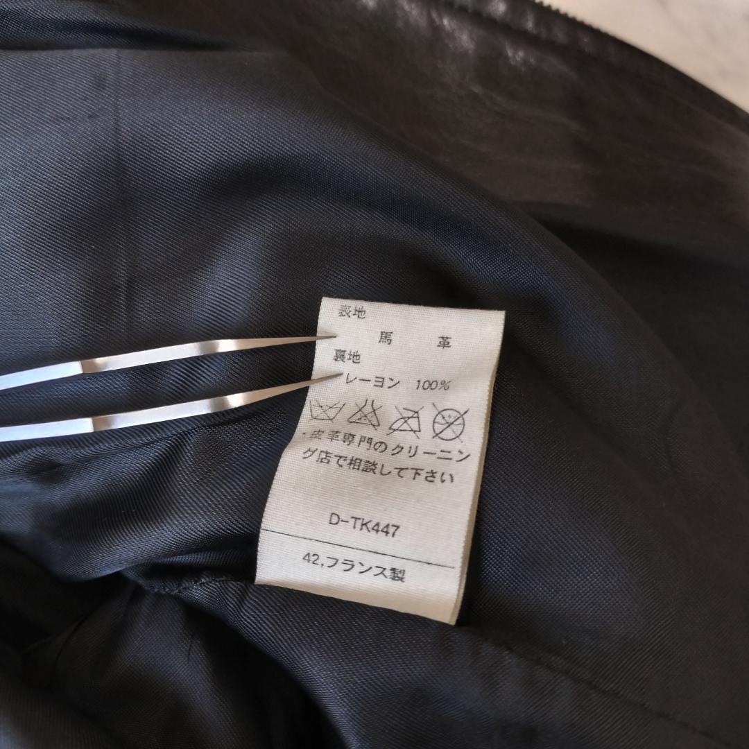 希少old A.P.C. 馬革 フランス製 レザージャケット XS ヴィンテージ