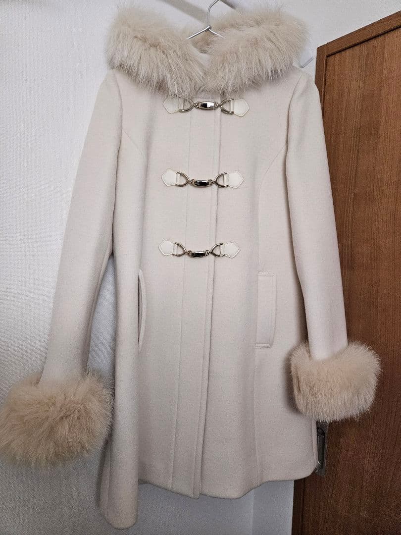【最終値下げ】アプワイザーリッシェ　ダッフル　コート　天然毛ファー【美品】