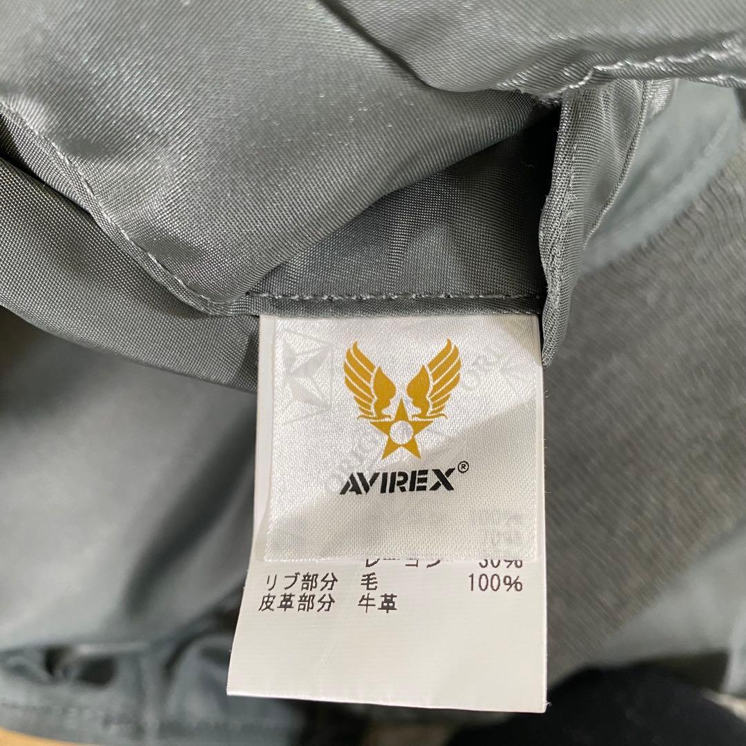 【極美品】アヴィレックス　L-2B　ヴィンテージ　フライト　ジャケット　緑　XL