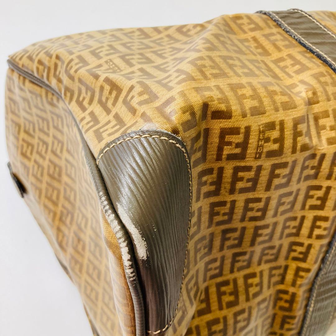 FENDI ズッキーノ 総柄 ボストンバッグ