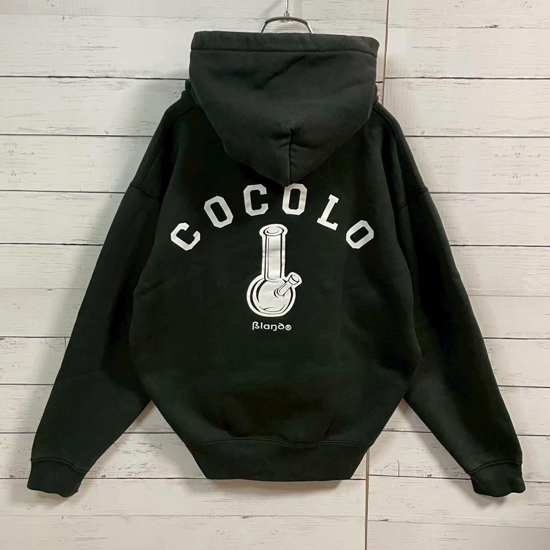 1【人気Lサイズ】ココロブランド☆ビッグロゴ 人気モデル パーカー☆364