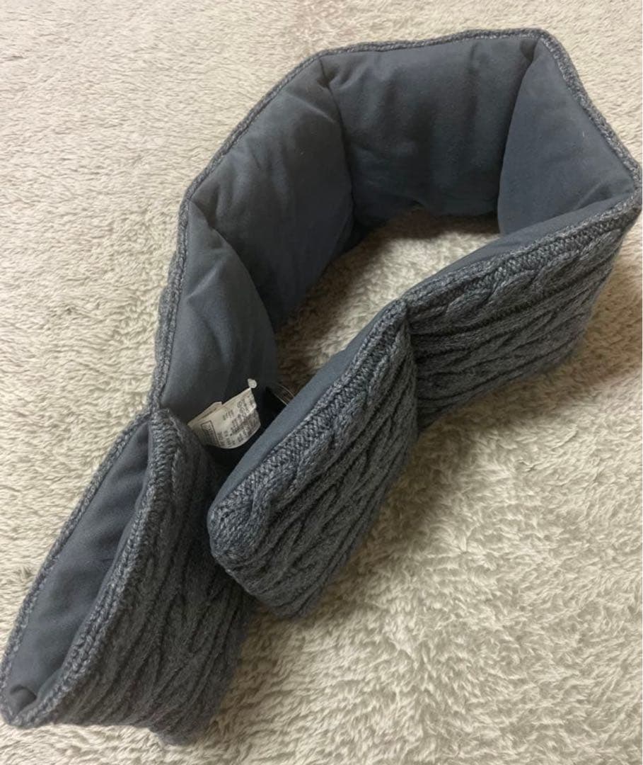 韓国購入品⭐︎希少 THE NORTH FACE ケーブル編み マフラー ネイビー