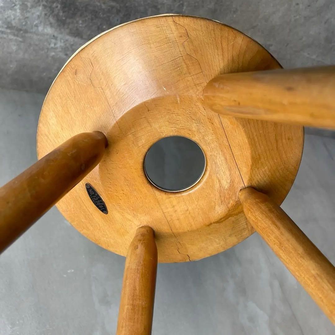 当時物 希少　オールドヴィンテージ　天童木工　リングスツール