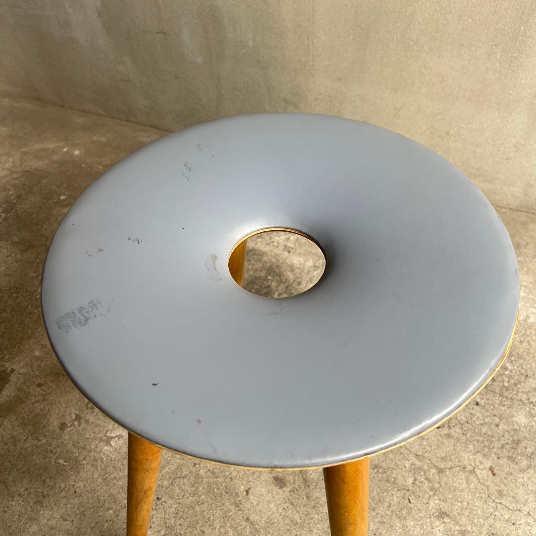 当時物 希少　オールドヴィンテージ　天童木工　リングスツール