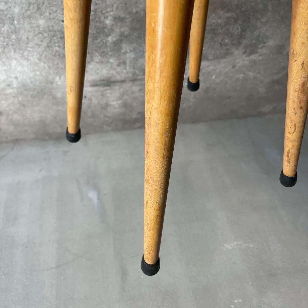 当時物 希少　オールドヴィンテージ　天童木工　リングスツール