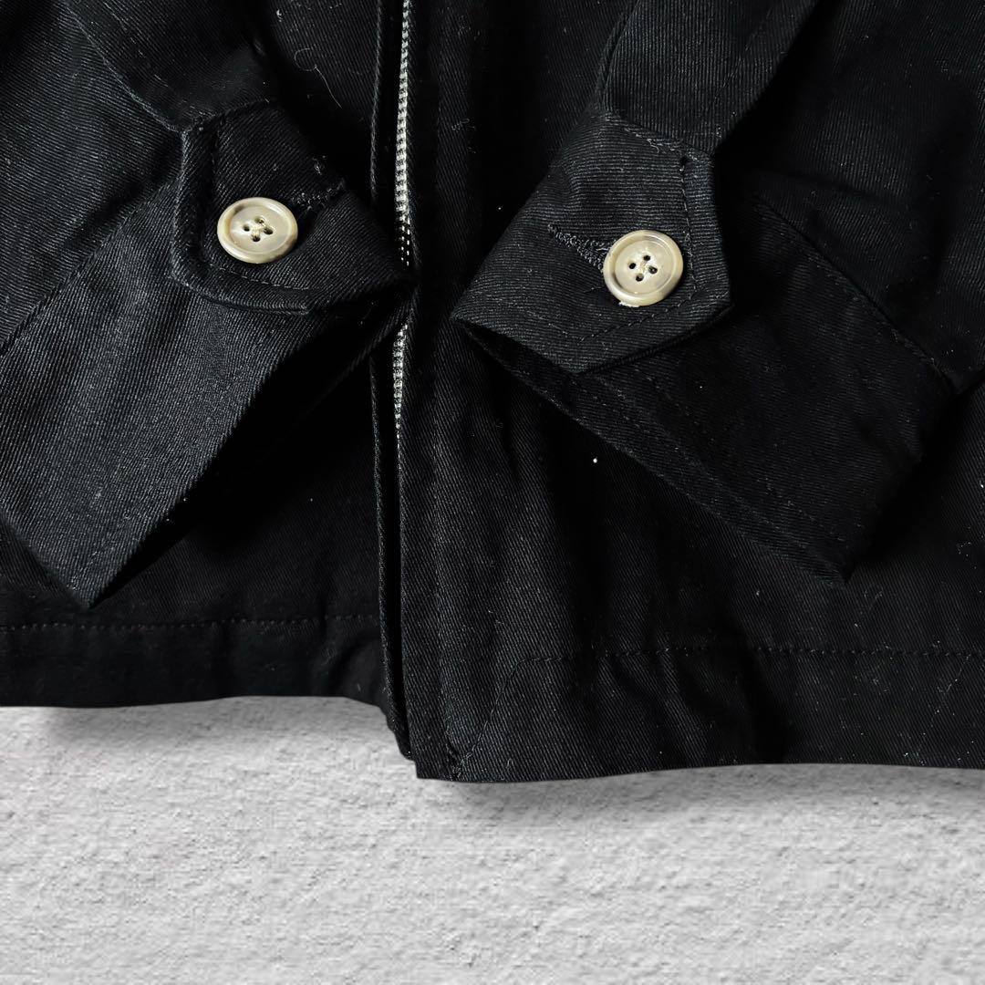 HOUSTONベトジャン別珍ベトナムジャケット虎刺繍vintage古着ブラックL