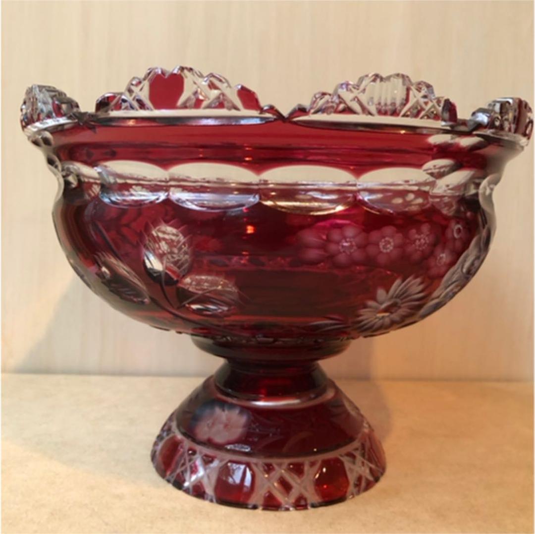 マイセンクリスタル　フルーツボウル