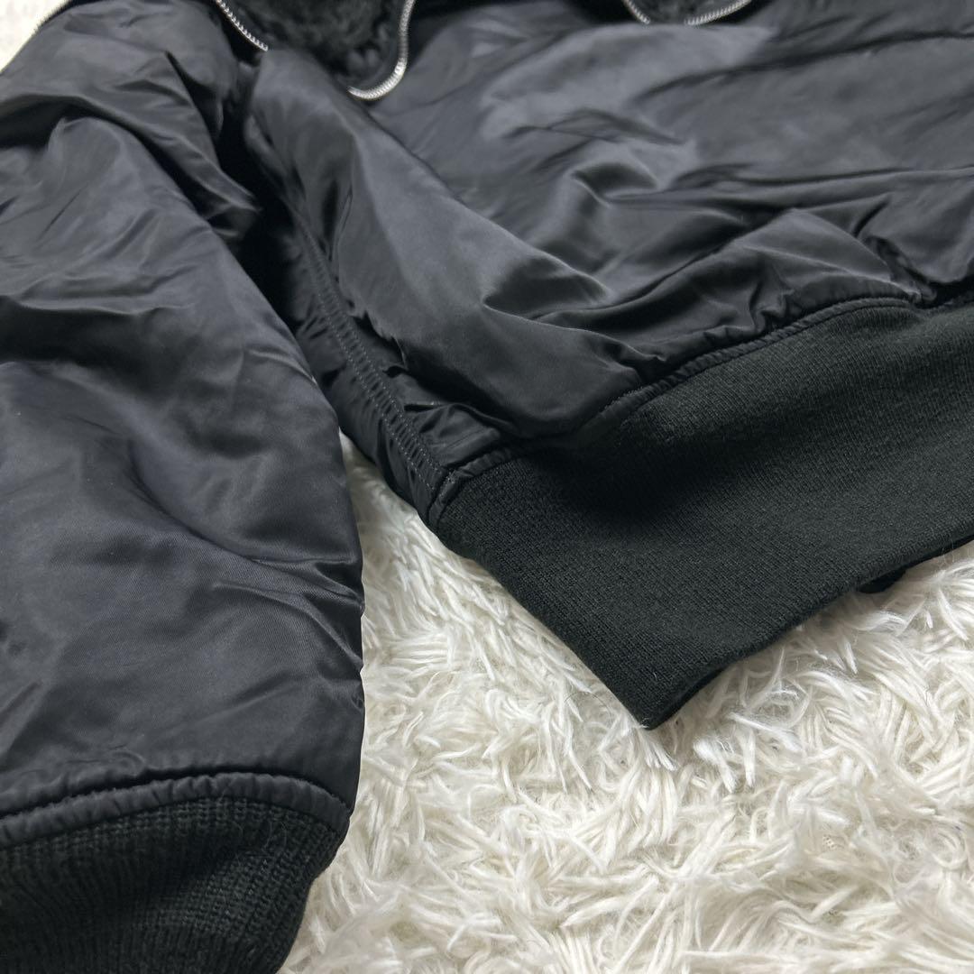 美品　アルファインダストリーズ　N-2B 黒　フライトジャケット　ブラック