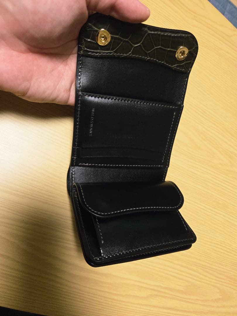 【1点物】ENO クロコ　カーキ色