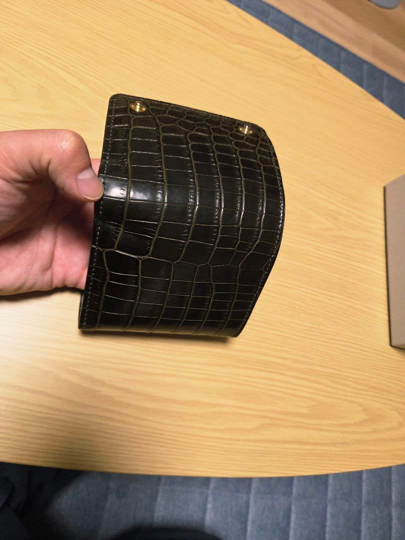 【1点物】ENO クロコ　カーキ色