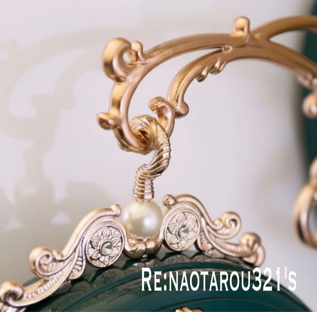 ヨーロピアン雑貨 おしゃれな壁掛け時計 （Green） 装飾的な両面時計