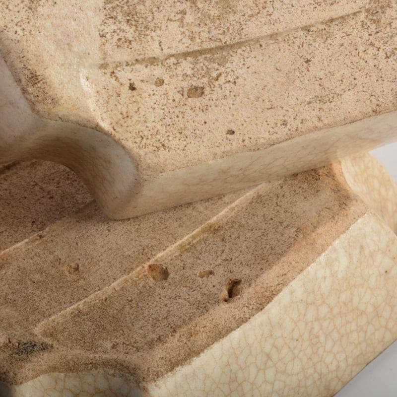 瀬戸焼　古瀬戸　鉄絵　梅花文　小皿　菱皿　銘々皿　十三客　C　6608Aぬ