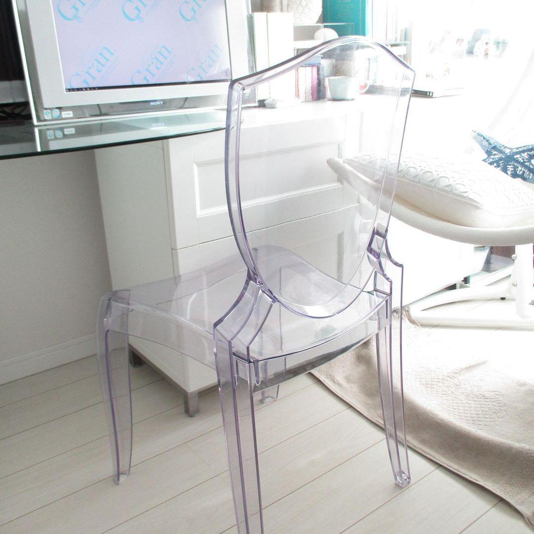 【単品/引取】屋内外兼用 スクーダリア　スケルトンチェア ゴーストチェア