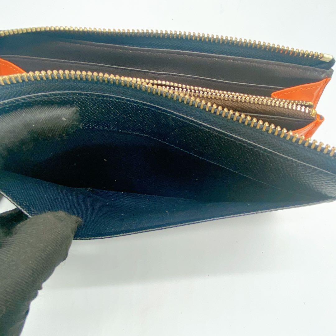 オポッサム 様　Paul Smith ポールスミス 長財布 ネイビー 牛革