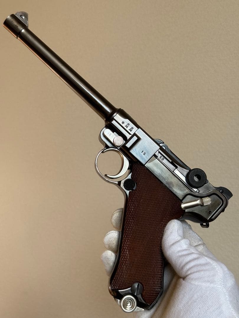 タナカ ルガー P08 6インチ メタルフィニッシュ ガスブロ ガスガン マルイ