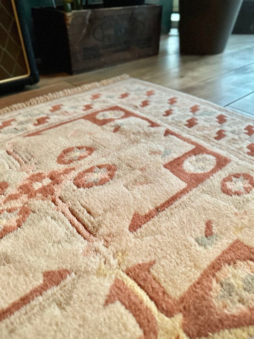 トライバルラグ　ヴィンテージラグ　コーカサス　アゼルバイジャン　クルド族　美品