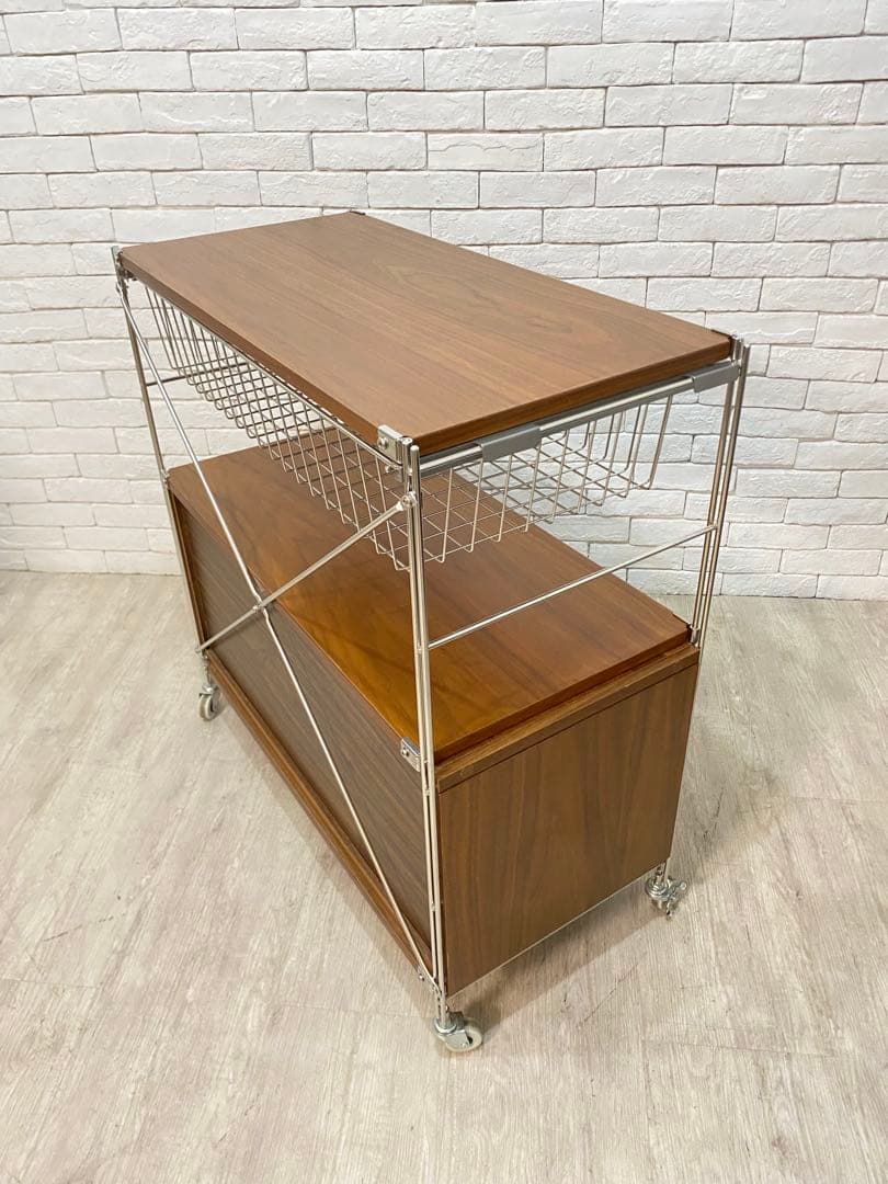 【東京都23区配送無料】無印　スチール　ユニットシェルフ　ウォルナット　棚　収納