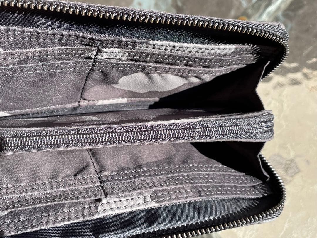 限定完売品　極美品）A BATHING APE×PORTER/カモフラ柄　長財布