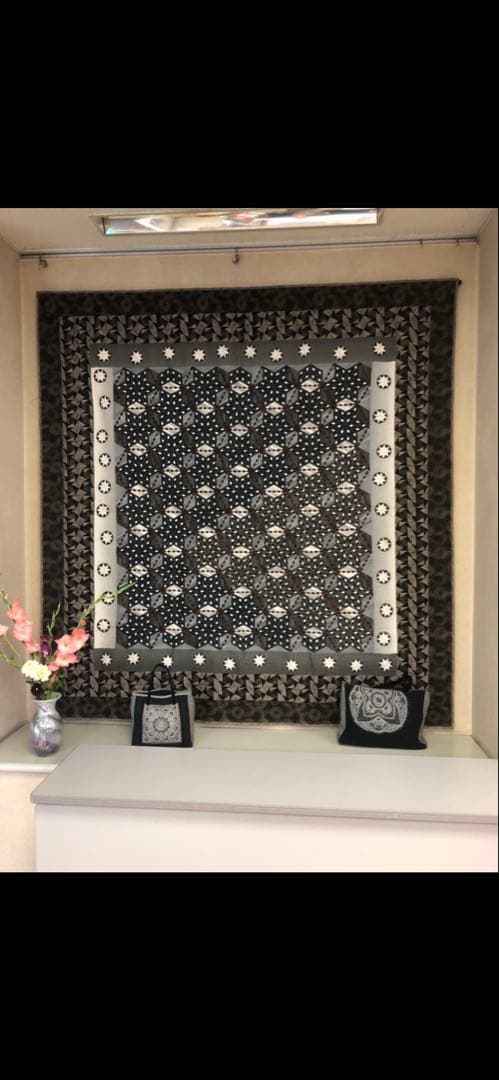 パッチワークタペストリー、ベッドカバー