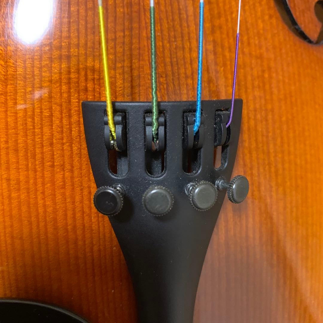 極美品 バイオリン ホレイシオ・ルカ V-100 (4/4)肩当 弓・ケース付属