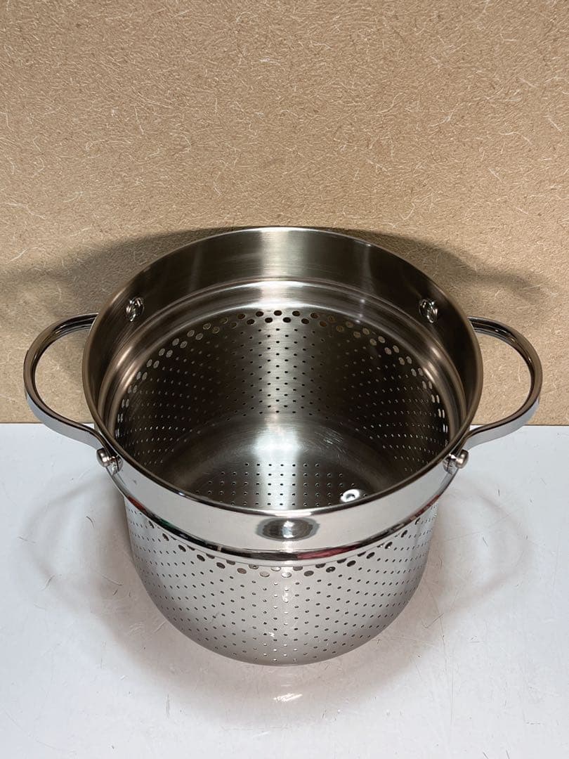 MEYER ステンレス鍋 麺'S ポット 20CM ガス IH対応 パスタセット