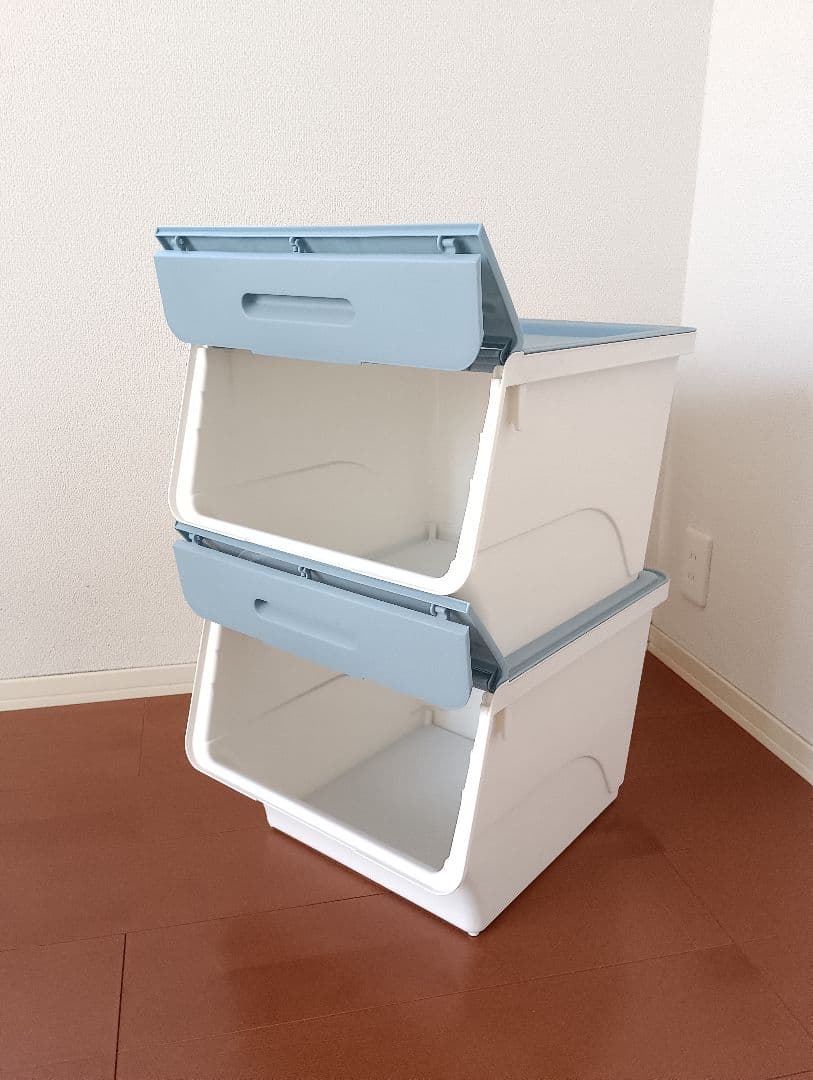 ベルメゾン　ディズニーフタ付き収納ケース２点セット