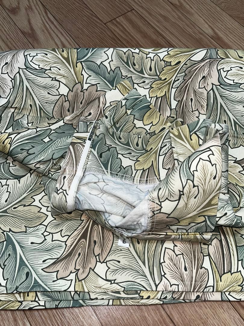 ウィリアムモリス ボタニカル柄カーテン２枚