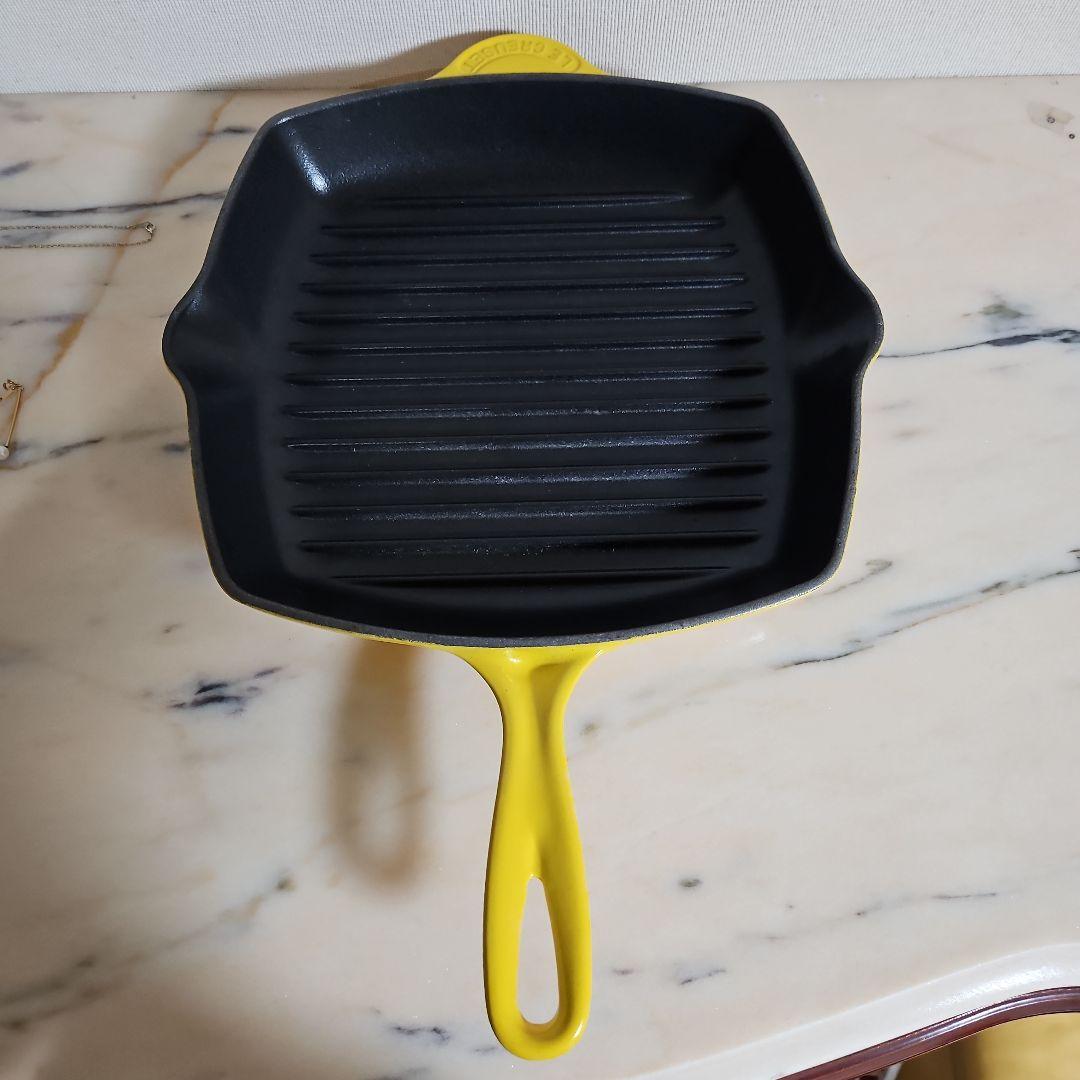 Le Creuset ル・クルーゼ　グリルパン 26cm イエロー