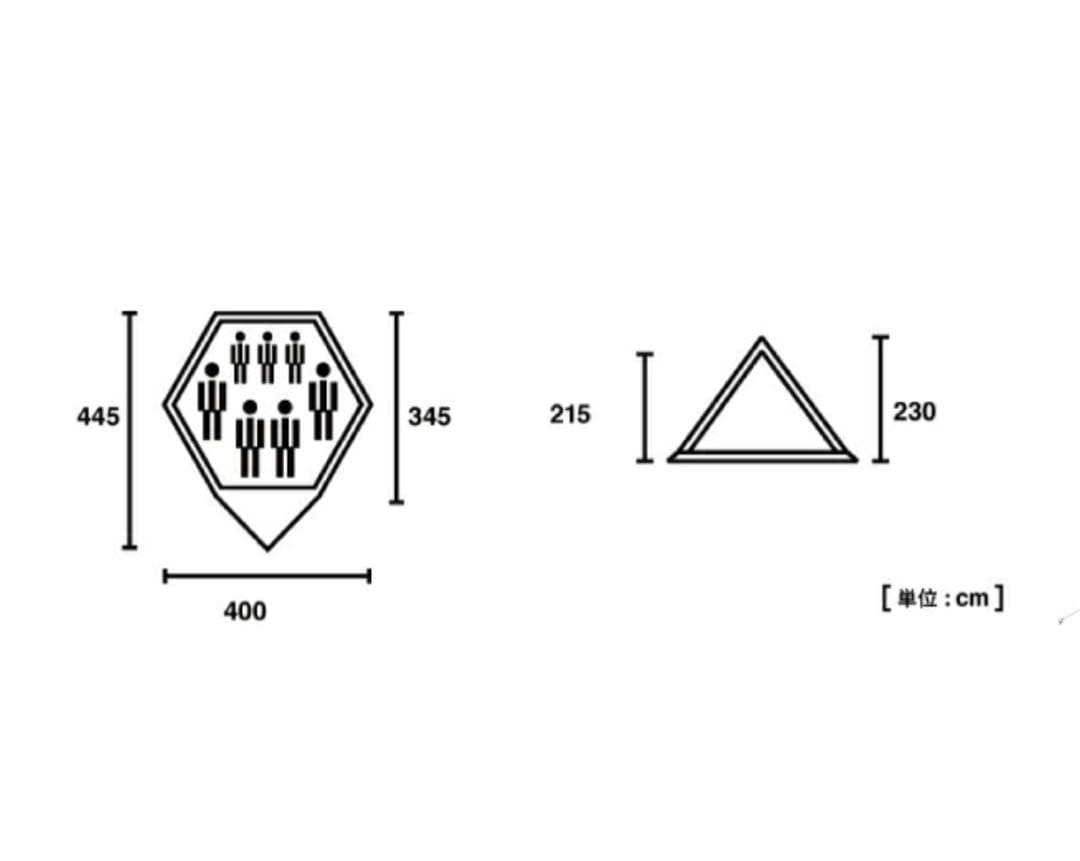 ロゴス　テントTradcanvas Vポール