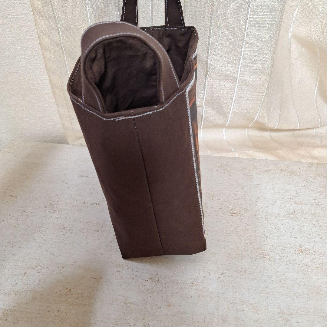 激レアねこパネル生地　ハンドメイド　布バスケット