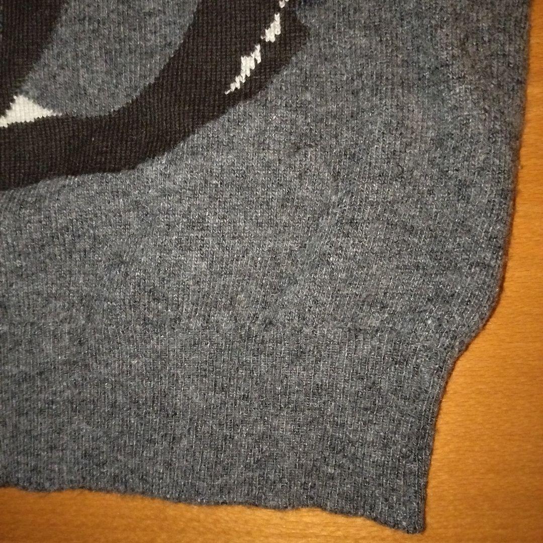 プリングルオブスコットランド　ニット　M　グレー　木馬　ヴィンテージ　80s