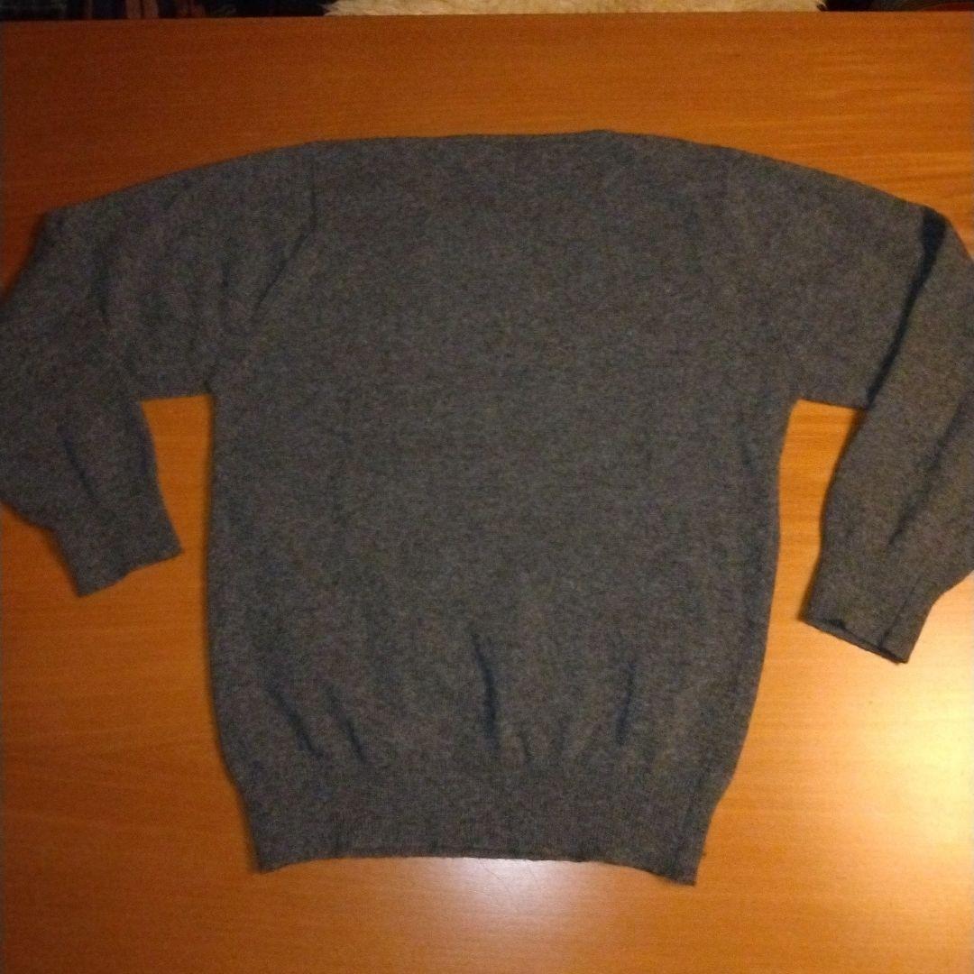 プリングルオブスコットランド　ニット　M　グレー　木馬　ヴィンテージ　80s