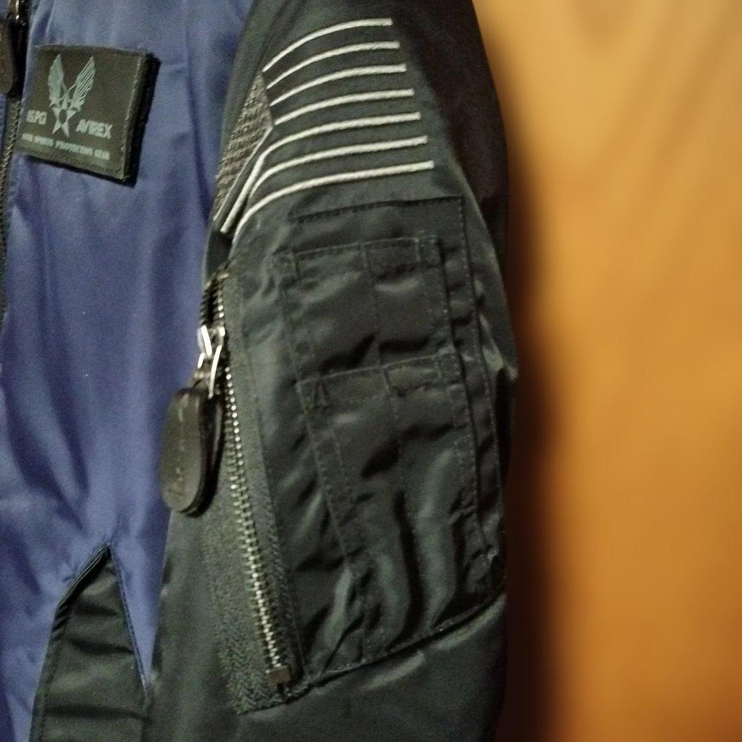 【月末迄最終値下】AVIREX＆MSPGコラボ MA-1 バイカーズジャケット