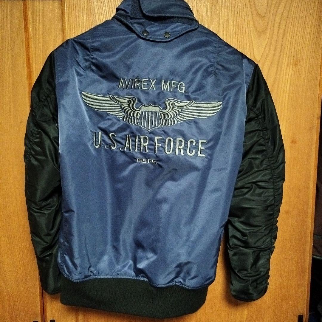 【月末迄最終値下】AVIREX＆MSPGコラボ MA-1 バイカーズジャケット