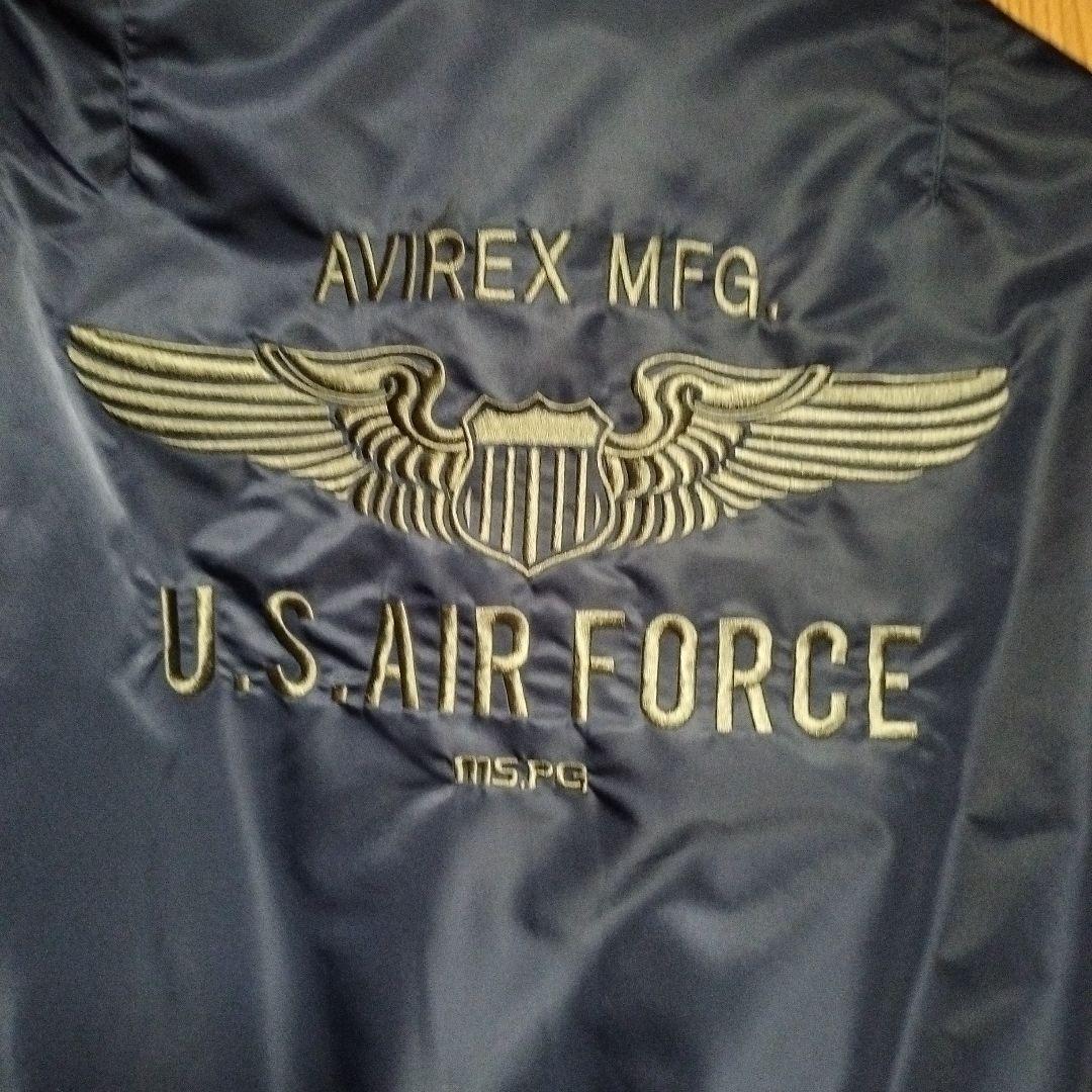 【月末迄最終値下】AVIREX＆MSPGコラボ MA-1 バイカーズジャケット