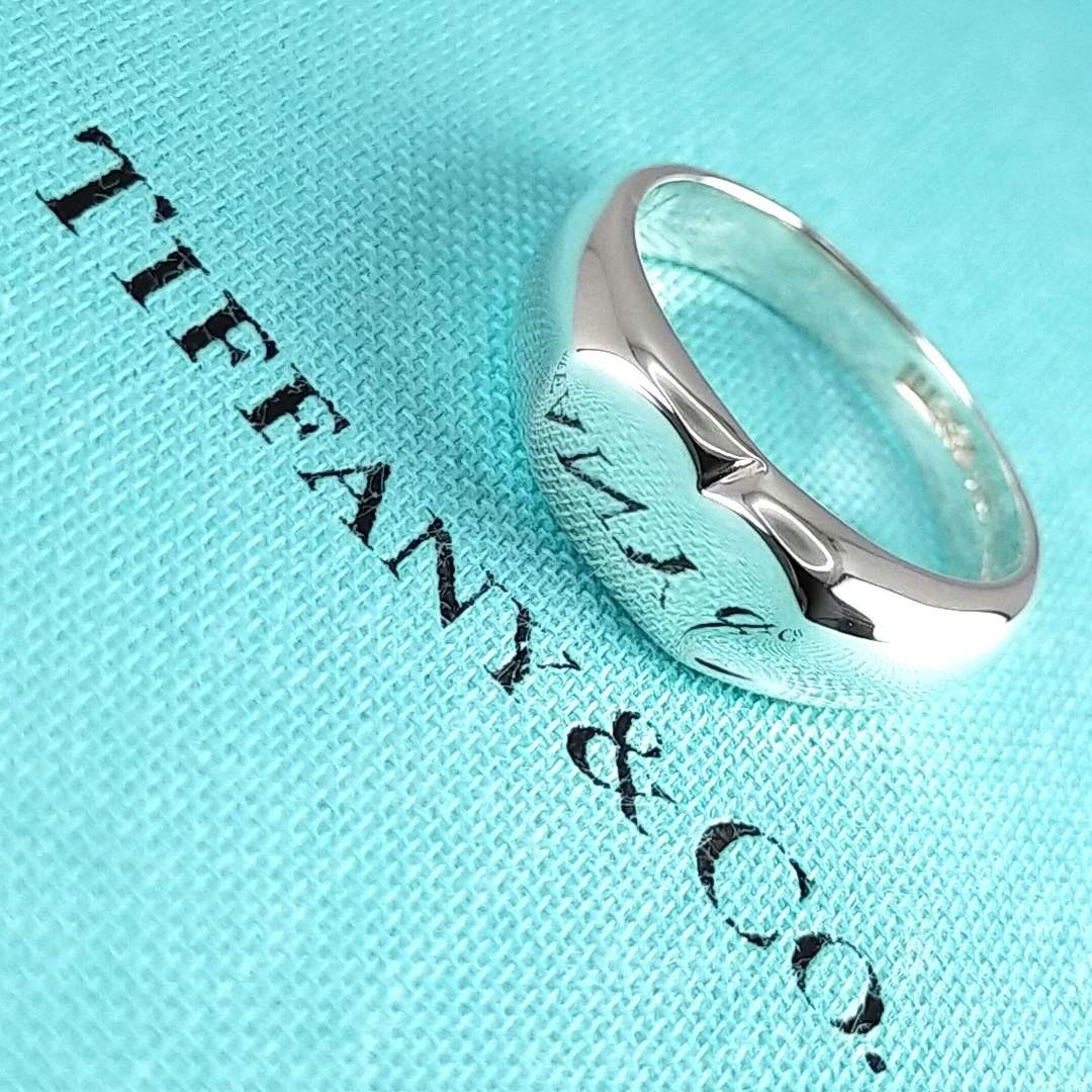 ●SALE●【ティファニー】シグネット　ハート　リング　１１号　2313