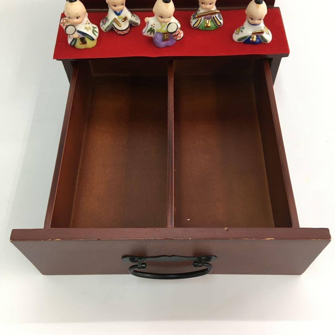 ローズオニールキューピー　お雛様 加藤工芸　　三段雛飾り