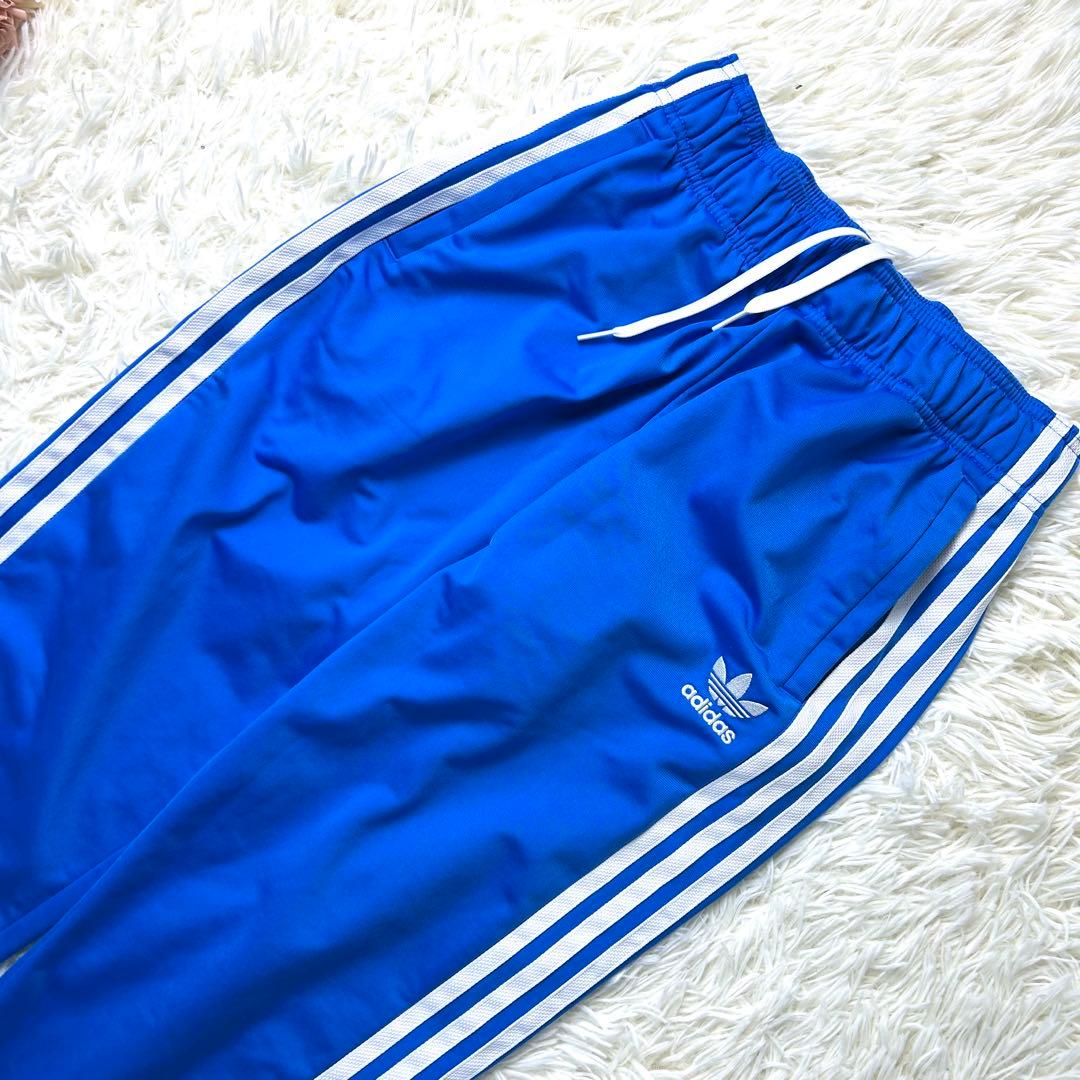 170 M　アディダスオリジナル SST スウェット セットアップ 上下 青